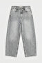 Women's Gray 4s6-12 Straight Fit Belt Detail Special Design Denim Jeans - 3