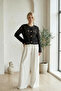 lace patterned gold buttoned basic jacket - 4