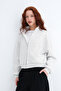 Silvery Fleece-Lined Sweatshirt H12705 - 4