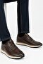 100% Genuine Leather Brown Lace-Up Comfortable Casual Men's Shoes LUASS28AL0041 - 6