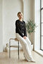 lace patterned gold buttoned basic jacket - 3