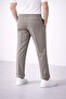 Pleated Stretch Fabric Old Money Fabric Pants - 3