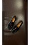 Noir Amour Heart Detailed Black Patent Leather Women's Loafer Genuine Leather - 2