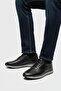 100% Genuine Leather Black Lace-Up Comfortable Casual Men's Shoes Luass28Al0041 - 5
