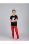 Boy's Ataturk Printed T-Shirt and Red Linen Trousers Set 23 April Outfit and Special Occasions - 2