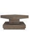 Coffee table, gray, 60x60x35 cm, MDF - 4