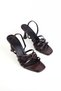 Knot Detailed Thin Heeled Sandals - 4