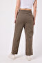 Women's Street Style Belted Baggy Pants - 5