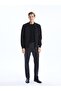 Lcwaikiki Classic Black College Collar Men's Jacket - 4