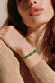 Women's Men's Aventurine Natural Stone Design Adjustable Bracelet 8 mm - 3