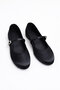 Aria Women's Satin Black Round Toe Buckle Women's Ballerinas – Stylish Daily Ballerina Shoes Stc1238 - 4