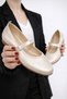 Aria Women's Satin White Round Toe Buckle Women's Ballerinas – Stylish Daily Ballerina Shoes Stc1238