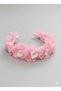 Bridesmaid Crown, Bridal Henna Night Pink Laser Rose Bridesmaid Crown, Bachelorette Party Bride 10 Pieces - 6