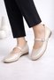 Aria Women's Satin White Round Toe Buckle Women's Ballerinas – Stylish Daily Ballerina Shoes Stc1238 - 2