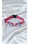 Pink Cat Collar with Bow Tie - Cat Collar with Adjustable Safety Buckle and Stylish Texture