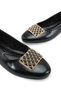 Phoebe Vita Women's Flat Shoes 0012600 Black Rustic - 2