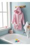 100% Cotton Baby and Kids Figure Embroidered Bathrobe with Hood, Ultra Soft, High Absorbent, Unisex Bath Pool Robe - 6
