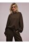 3 Threads 100% Cotton Oversize Fit Women's Hooded Sweatshirt - 7