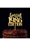 Gold Limited EDITION 1986 Gold Glitter Cake Topper for Birthday,Handmade Golden Cake Decoration (1pc - 8