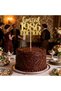 Gold Limited EDITION 1986 Gold Glitter Cake Topper for Birthday,Handmade Golden Cake Decoration (1pc - 2