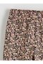 Rmz Gi̇yi̇m Farkiyla Floral Spanish Flared Girls' Leggings with Waist Cord - 2