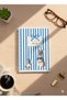 A5 Spiral Cardboard Cover Set of 2 Checkered School Notebooks 80 Sheets Carrot - 3