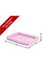 Bolster Dog Bed 22L-Inch Pink Dog Bed or Cat Bed w/Comfortable Bolster - 3
