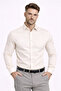 Slim Fit Long Sleeve Cotton Satin Suit Shirt for Office Men