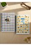 A5 Spiral Cardboard Cover Set of 2 Lined School Notebooks 80 Sheets