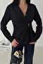 Belt Buckle V-Neck Shirt – Noble - 6