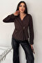 Belt Buckle V-Neck Shirt – Noble - 4