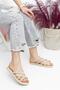 G124.94 Rope Pattern Women's Slippers Non-Slip Sole Beach Sea Pool Slippers - 3