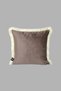 Cushion Cover 45X45 cm Babyface Fabric Cream with Tassels - 5