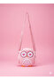 Girl's Owl Figured Plush Shoulder Bag with Adjustable Strap Cute Crossbody Bag