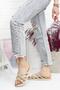 G124.94 Rope Pattern Women's Slippers Non-Slip Sole Beach Sea Pool Slippers - 2