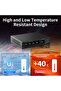 US Adapter 5 Port 2.5GbE Ethernet Switch Unmanaged 2.5Gbps Network Switch 1 Port 10Gb SFP+ Slot Home - 4