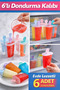 6-Piece Ice Cream Mold – Bpa Free Home Healthy Ice Cream Making Set - 4