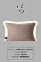 Throw Pillow Cover 35X50 cm Babyface Fabric Cream with Tassels - 2