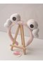 Hearted Frog Eyed Children's Crown Pink Plush Girl's Crown - 4
