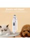 2 in 1 Electric Pet Nail Trimmer with LED Lights Pet Nail Grinder Dog Nail Trimmer and Grinder fo... - 5