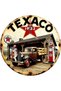 1 Vintage American Style Texaco Gas Station Metal Aluminum Sign Featuring Classic Truck And Fuel Pu. - 4