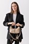Nudea Soft Leather Look Adjustable Strap Women's Mink Baguette Crossbody Bag - 4