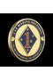 Gold United States 1st Marine Division Souvenir Golden Plated Coin No Better Friend,No Worse Enemy C - 5