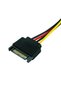 0.2M SATA to IDE 4Pin Cable Male to Female Power Supply for Computer Cable Extention Hard Drive Cabl - 4