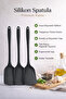 (3 Pieces) Spatula with Hard Tip, Heat Resistant, Fireproof, Non-Stick