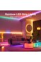 شريط إضاءة LED نيون RGBIC ذكي مزود بوحدة تحكم بلوتوث بطول 10 أمتار، بألوان متغيرة ساحرة - 5