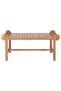 Coffee table, 100 x 50 x 45 cm, solid teak wood - 2