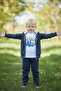 Waffle Fabric Sweet Hooded 100% Cotton Boys' 3-Piece Set