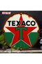 20x20 2D Flat, 1pc Texaco Vintage Gas Station Metal Wall Art - Retro Red, Green, White Round Sign - - 8