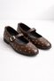 Stylish Daily Ballerina Shoes with Straps and Stone Detail in Patent Leather - 2